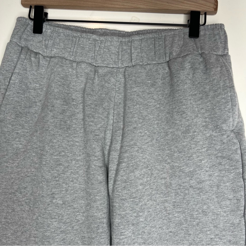 Pact Grey Cloud Brushed Fleece Sweatpants in Organic Cotton Size Medium - Picture 3 of 6